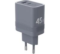 CS 45W USB A + C PD GaN CUBE Gris Reciclaje