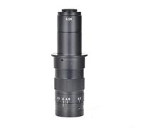CS C-Mount Microscopio Cámara Zoom Lente Monocular con aumento ajustable 0.7-4.5X para inspección científica industrial PCB evaluación de joyas, análisis LCD, captura de video (180X)