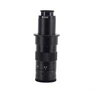 CS C-Mount Microscopio Cámara Zoom Lente Monocular para Inspección Científica Industrial Compatible con Cámara de Microscopio de Video Lente Óptica 0.7-4.5X (120X)