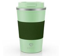 CS COSDDI Tazas de viaje aisladas con tapa a prueba de fugas, tazas de café reutilizables, taza de café para coche, taza térmica de acero inoxidable para agua caliente y fría y té de