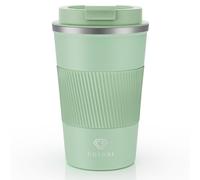 CS COSDDI Tazas de viaje aisladas con tapa a prueba de fugas, tazas de café reutilizables, taza de café para coche, taza térmica de acero inoxidable para agua caliente y fría y té de