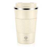 CS COSDDI Tazas de viaje aisladas con tapa a prueba de fugas, tazas de café reutilizables, taza de café para coche, taza térmica de acero inoxidable para agua caliente y fría y té de