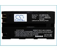 CS-GBE221SL Batería 4400mAh Compatible con [Leica] ATX1200, ATX900, CR50, CR60, Flexline Total Stations, GPS900, GRX1200, GS20, GX1230, iCR70, iCR80, Piper 100, Piper 200, 200 Lasers, RX1200, RX900