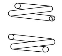 Cs Alemania 14.950.804 Resorte Suspensión Delant. para Audi A4 8E2 8E5 8EC 8ED