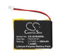 CS-GVS400SL Batería 280mAh Compatible con [Golf Buddy] DSC-GB750, DSC-GB900, Voice 2, Voice GPS Rangefinder, Plus, VS4 GPS Rangefinder, VS4 sustituye PL482730, YK372731