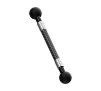 CS PRIORITY Varilla de extensión de fibra de carbono para cámara deportiva, cabeza de bola de 1 pulgada a agujero de 1/4/brazo extensible de montaje de 14 (doble bola corta de 1 pulgada)