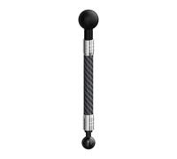 CS PRIORITY Varilla de extensión de fibra de carbono para cámara deportiva, cabeza de bola de 1 pulgada a agujero de 1/4/brazo extensible de montaje 14 (cabeza de bola corta de 17 mm)