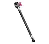 CS PRIORITY Varilla de extensión de fibra de carbono para cámara deportiva, cabeza de bola de 1 pulgada a agujero de 1/4/brazo extensible de montaje de 14 (soporte de 1/4 mediano)