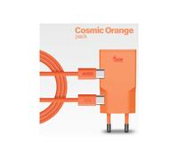 CS Slimee PD 30W USBC GaN + cable de 1,5m Naranja
