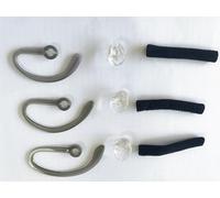 CS540 - Almohadillas de repuesto para auriculares inalámbricos, kit de ajuste para oídos, ganchos para las orejas, espuma de repuesto compatible con Plantronics CS540 WH500 W440 Savi W740