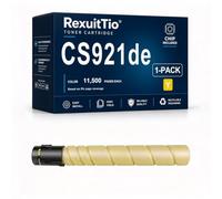CS921de Reemplazo de Cartucho de tóner de Alto Rendimiento para 76C00K0 76C00C0 76C00M0 76C00Y0, Compatible con Lexmark CS921de CS923 CX921de 922de CX924dxe, con Chip