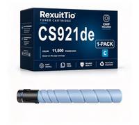 CS921de Reemplazo de Cartucho de tóner de Alto Rendimiento para 76C00K0 76C00C0 76C00M0 76C00Y0, Compatible con Lexmark CS921de CS923 CX921de 922de CX924dxe, con Chip