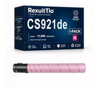 CS921de Reemplazo de Cartucho de tóner de Alto Rendimiento para 76C00K0 76C00C0 76C00M0 76C00Y0, Compatible con Lexmark CS921de CS923 CX921de 922de CX924dxe, con Chip