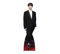 CS959 Jin Bangtan Boys Kim Seok-jin Camisa Blanca de cartón tamaño Real con Mini Gratis