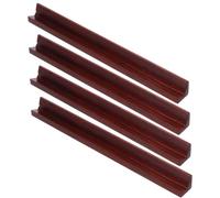 Csafyrt 4 PPCS Mahjong Racks con empujadores, empujadores de Madera Mahjong con Ritmo, Ideal para Tren Mexicano, dominó y más Puestos