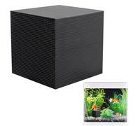 Csafyrt Cubo de purificador de mineas de Agua, 4x4x4in filtración Fuerte Acuario de Carbono Reutilizable Tanque de Agua de Ganado con Estructura de Panal para estanques de Peces