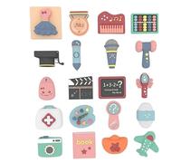 Csafyrt Juego de Doljabi de 20 piezas para niña artículos simbólicos de Zhuazhou regalos de cumpleaños dibujos animados prim