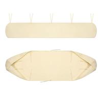 CSARPECT Funda Protectora Toldos,420D Oxford Tarpaulin Awning Bolsa de Almacenamiento Solar Impermeable contra la Nieve de Polvo,para Cubierta Retráctil,Jardín Al Aire Libre y Muebles(4.5M Beige)