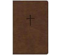 CSB Bibles by H CSB Compact Bible, Brown LeatherTouch, Value Ed (de piel falsa)