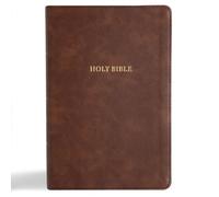 Csb Bibles by H CSB Grace Bible, Brown Leathertouch (Dyslexia Fr (de piel falsa)