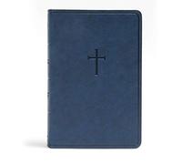 CSB Everyday Study Bible, Navy Cross LeatherTouch: Christian Standard Bible, Everyday Study Bible, Navy Cross Leathertouch