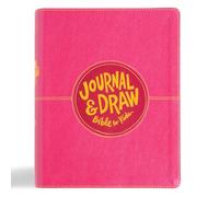 CSB Journal and Draw Bible for Kids, Pink Leathertouch