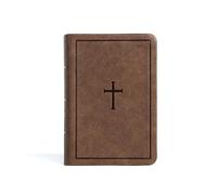 CSB Large Print Compact Reference Bible, Brown Leathertouch: Chistian Standard Bible, Brown Leathertouch, Reference Bible