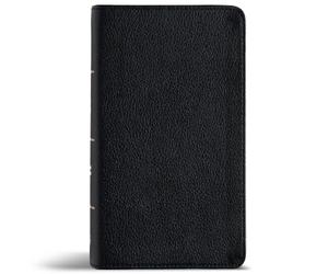 CSB Large Print Compact Reference Bible, Easy-To-Read Optimal Type, Digital Study Edition, Black Genuine Leather