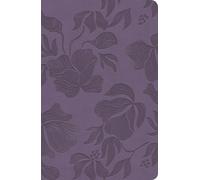 CSB Large Print Personal Size Reference Bible, Optimal Type, Digital Study Edition, Purple Leathertouch