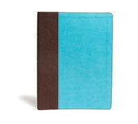 CSB Life Essentials Study Bible, Brown/Sky LeatherTouch: Christian Standard Bible Life Essentials Study Bible, Brown/Sky Leathertouch