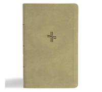 CSB Single-Column Personal Size Bible, Digital Study Edition, Sage Suedesoft Leathertouch