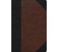 CSB Super Giant Print Reference Bible, Black/Brown