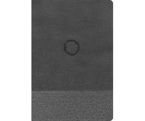 CSB Super Giant Print Reference Bible, Optimal Type, Digital Study Edition, Charcoal Leathertouch