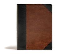 CSB Tony Evans Study Bible, Black/Brown LeatherTouch: Study Notes and Commentary, Articles, Videos, Easy-To-Read Font