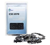 CSC-D70 - Cadena de sierra cincel completa de 20 pulgadas para motosierras Echo CS-590 Timberwolf (paso de 20 pulgadas, paso de 3/8 pulgadas, calibre de 0.04 pulgadas, 70 eslabones de transmisión