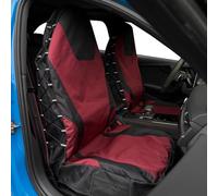 CSCOMFY Fundas de asiento tácticas para coches, camiones, SUV, furgonetas, organizadores universales de lona con múltiples bolsillos, protector de lluvia, protectores de asiento impermeables, par