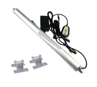 CSDASW 12V DC 25mm-1000mm Carrera MAX Push 1500N Carga Actuador Lineal eléctrico Personalizado + Controlador de Mano + Soportes de Montaje(350mm Stroke,15mm s 750N)