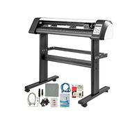 CSDASW Máquina cortadora de Vinilo de 28 Pulgadas, 720mm, Plotter de Corte de impresión de letreros de Vinilo, Kit de Paquete de Inicio, Software Signmaster