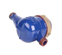 CSDASW Medidor De Agua Fría De Metal For Jardín, Hogar, Mesa Húmeda con Flujo De Agua Individual, Medición De 20mm(2)