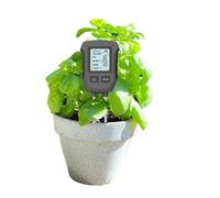 CSDASW Medidor de Suelo portátil 5 en 1, medidor fertilidad, Humedad, pH, Temperatura y luz Solar, Detector del LCD for jardín, Flores Plantas Hidroponía y acuarios