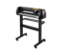 CSDASW Plotter Cortador de Vinilo de 28 Pulgadas, máquina Impresora de letreros de Ancho de Corte de 630mm, Fabricante de Etiquetas con Pantalla LCD de Soporte
