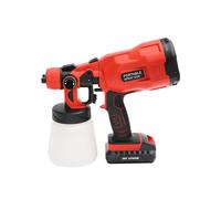 CSDASW Pulverizador de pintura alta presión inalámbrico 20 V, pistola pulverizadora HVLP 800 ml, herramienta eléctrica sin aire Revestimiento de pared
