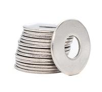 cSeao 20pcs 7/16 O.D 304 Arandelas planas de acero inoxidable