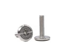 cSeao Paquete de 25 pernos de huracán de 1/4"-20 x 1 pulgada, tornillos de acera, acero inoxidable 304