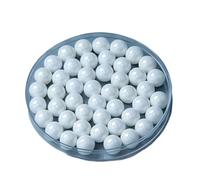 CSFFA 1-100 Uds diámetro 0,8mm 1mm 1,2mm-25,4mm Bola de cerámica de Zirconia G10 bolas de rodamiento de cerámica de precisión ZrO2 cuenta de bola lisa(100pcs,11.906mm)