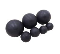 CSFFA 1 bola de goma sólida negra de 30/32/38/35/40/43/45/48/50/55/60/65-100 mm de diámetro, redonda, for sellado, piezas industriales de bricolaje.(32mm)