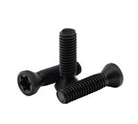 CSFFA 10/100 piezas G12.9 M1.8 M2 M2.2 M2.5 M3 M3.5 M4 M4.5 M5 M6 Tornillo Torx de inserción CNC for reemplazar insertos de carburo en herramientas de torno CNC(M2x5 100pcs)