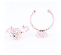 CSFFA 10 Uds. De Anillos de Perlas de cabujón de Filigrana de Oro Rosa de Acero Inoxidable, ajustes en Blanco, Cuentas Redondas de 10mm, bandejas de Bisel de Anillo(Rose Gold)