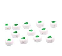 CSFFA 100 Cuentas acrílicas de corazón Multicolor 7 mm, Planas, Redondas y Sueltas, for Hacer Joyas, Collares Pulseras, for el Día San Valentín(Green,400pcs)