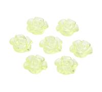 CSFFA 100 Cuentas acrílicas Transparentes de 12 mm con Forma Rosa, espaciadoras Flores for Hacer Joyas, Pulseras y Collares, Accesorios DIY(4)